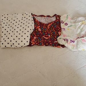 Wonder Nation Set of 3 Girls Dresses Size 4/4T